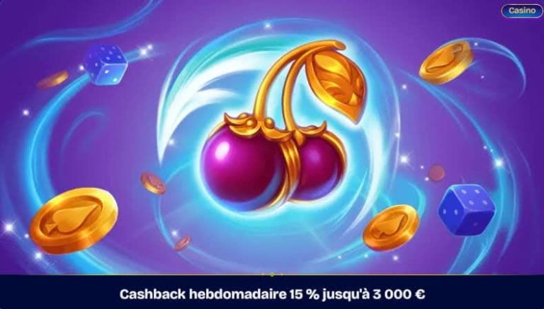 WishWin Casino cashback hebdomadaire