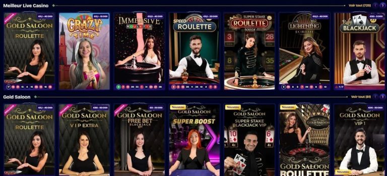 WishWin Casino jeux live