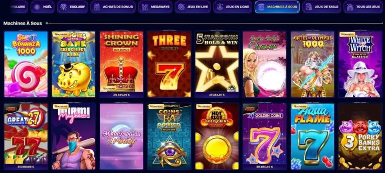 WishWin Casino machines à sous