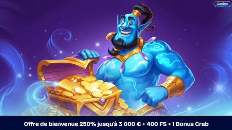 WishWin Casino page accueil