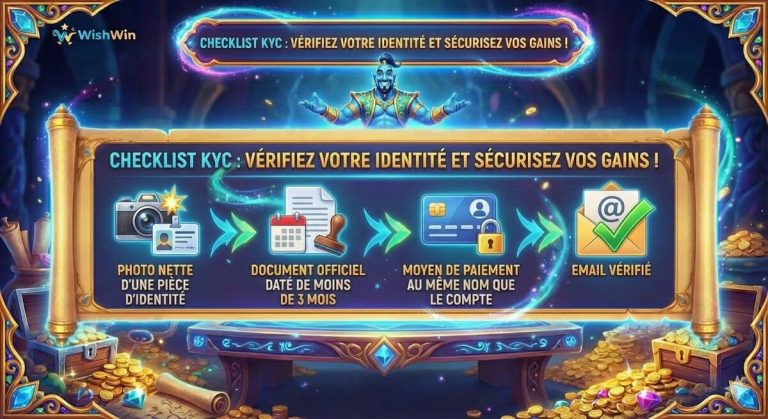 WishWin Casino vérification identité